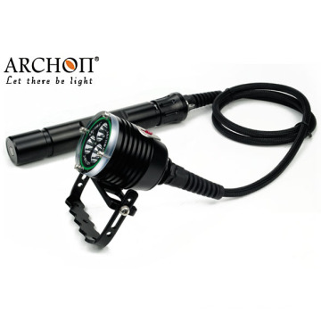 Archon Red Color Magnetic Switch Easy Control LED Diving Flashlights